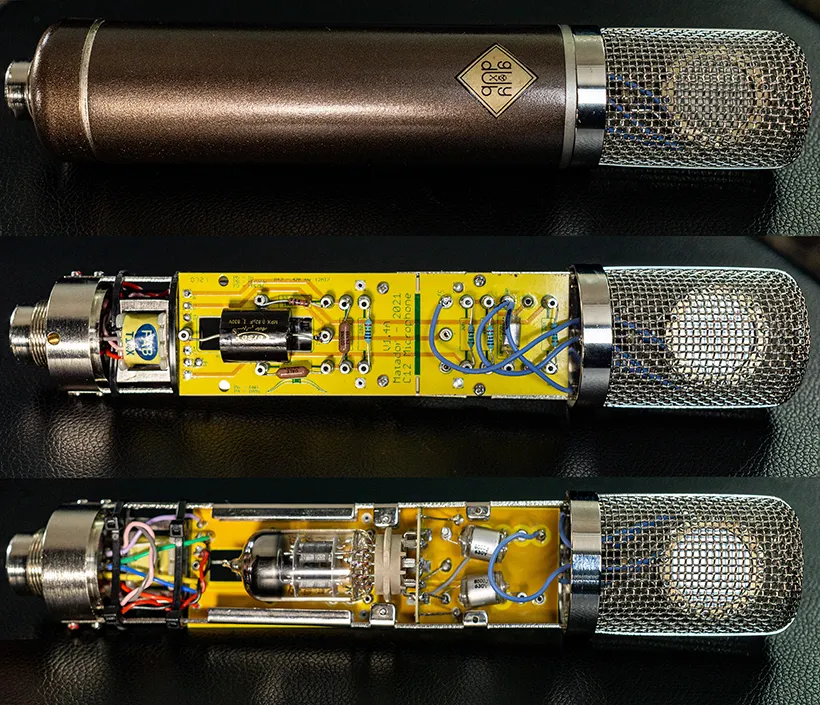 GuyDub dUb12 — microphone à lampe de type C12 fait main